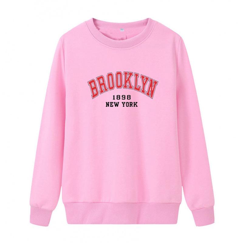 Autumn 2025 Plus Size Women's Casual Velvet Hoodie with Letter Print