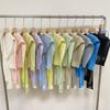 Solid Color Shoulder Scarf Summer Thin Knotted Cape Fashion Knitted Shawl  for Women