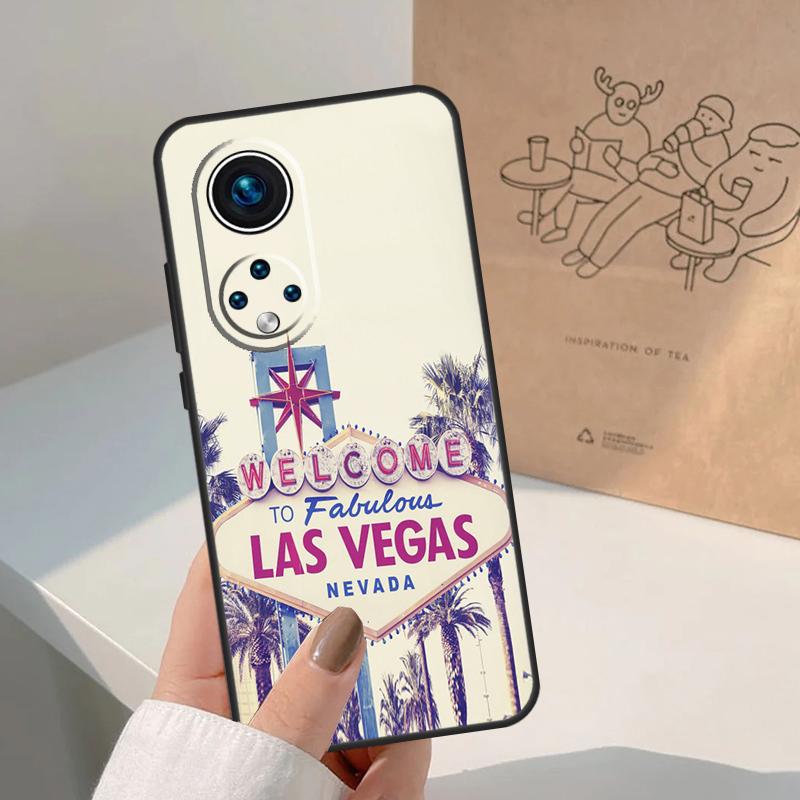 

Las Vegas Sign LIGHTS Nevada Rome For Honor Magic 8 5 6 7 Pro Case For Honor 400 200 Lite 50 70 90 X8c X8b X9a X9b X9c X9d Win Honor X9a