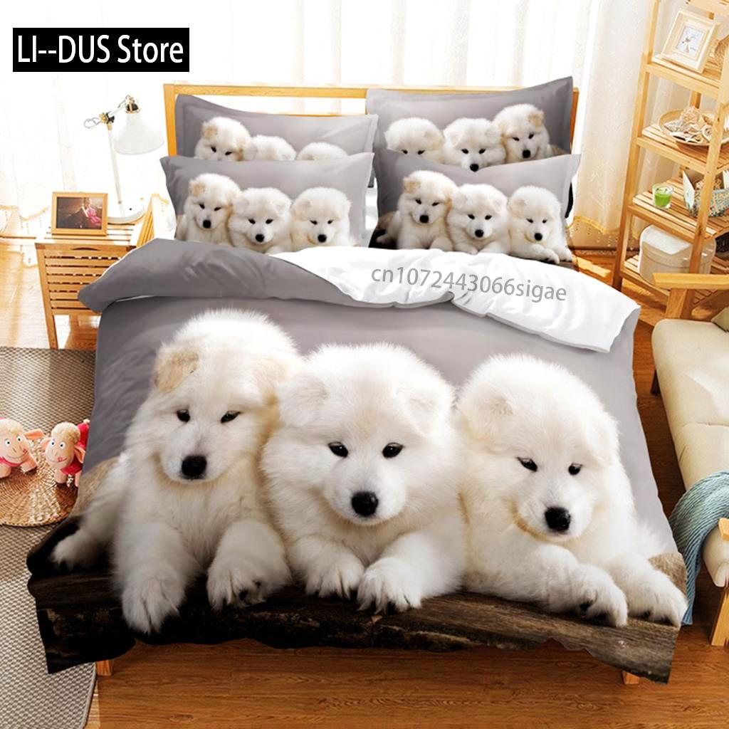 Comforter Puppy Bedding Set 3D Bedding Digital Printing Queen Size Bedding Set Fashion Design