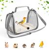 Compact Bird Carrier Foldable Travel Case for Small Birds Suitable for Trips To the Vet with Perch and Soft Mat Approved Outdoor