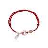 Chinesisches Tierkreiszeichen Rotes Schnur Sicherheitsverschluss Armband für Männer und Frauen - Handgeflochtenes Design