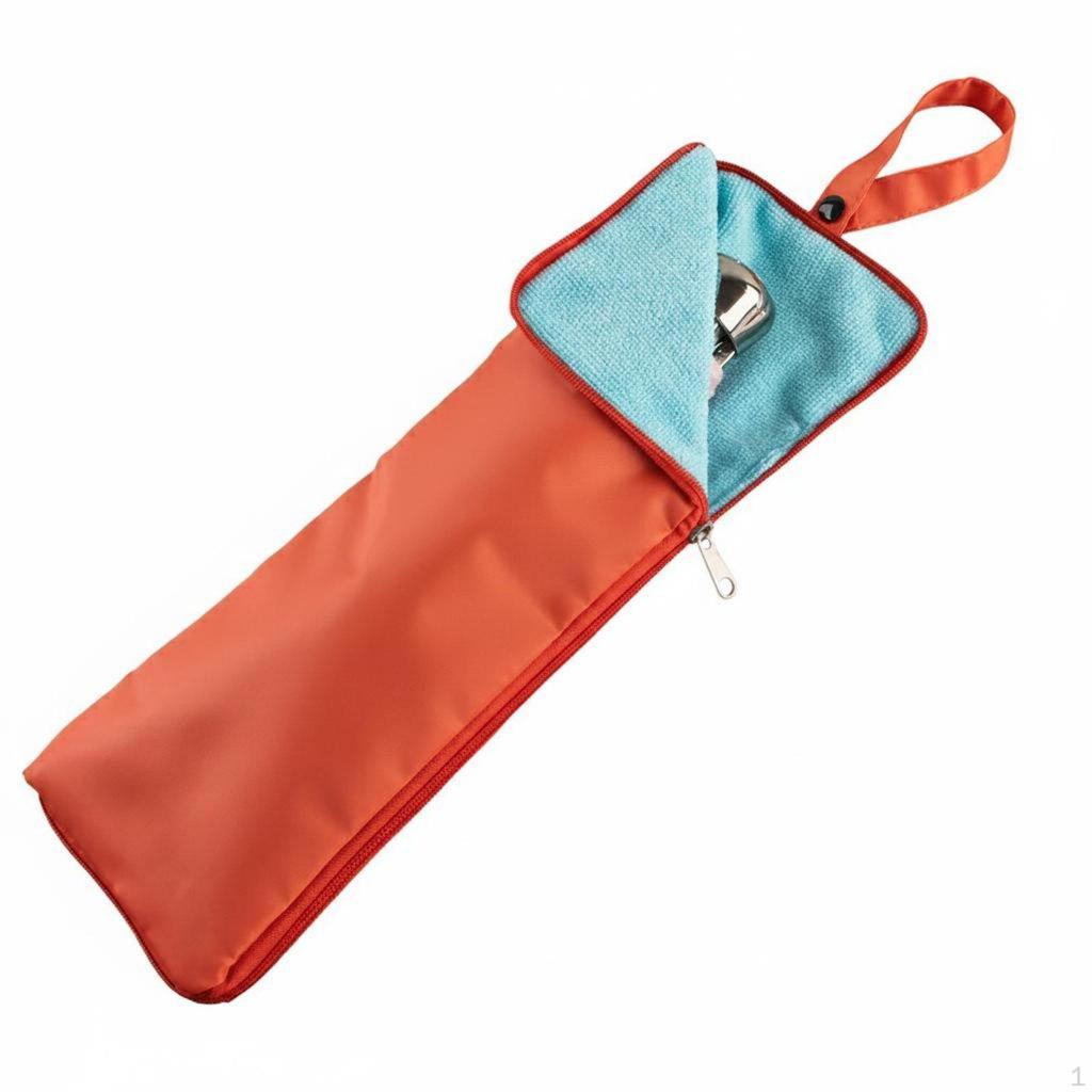 Portable Wet Umbrella Case Hangable Absorbent Rain Gear Pouch Foldable for Travel, Handbag, Backpack