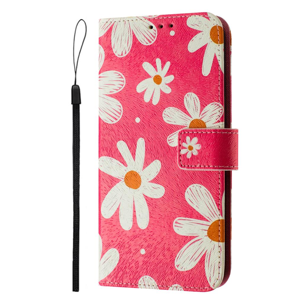 Applicable to Motorola G37 Power mobile phone leather case painted three card flip G67/G77/G87