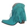 Thick-heeled High-heeled Tassel Sleeve Bootie Short Boots  Boots Women's Boots
