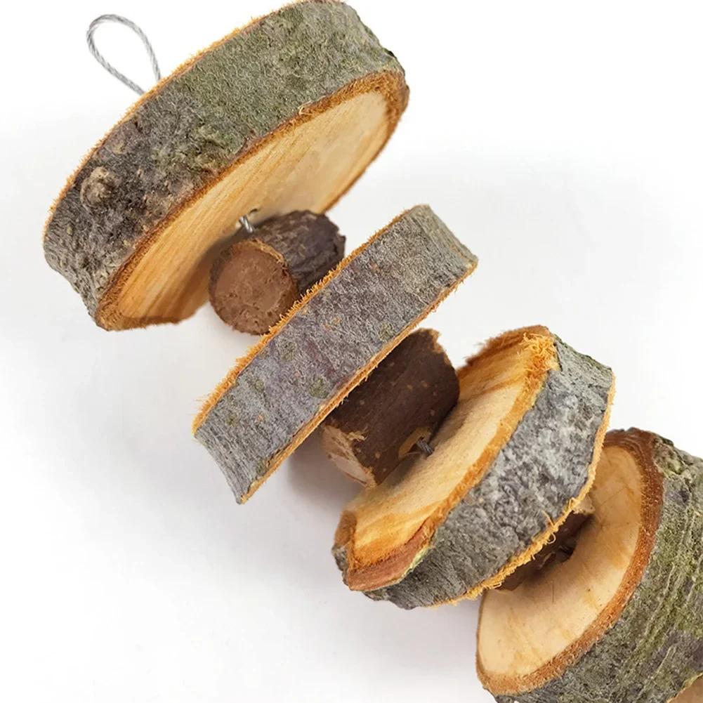 Natural Wood Chew Toy Small Animal Snack Hamster Toys Suitable For Rabbit Guinea Pig Chinchilla Hamster Accessories Pet Supplies