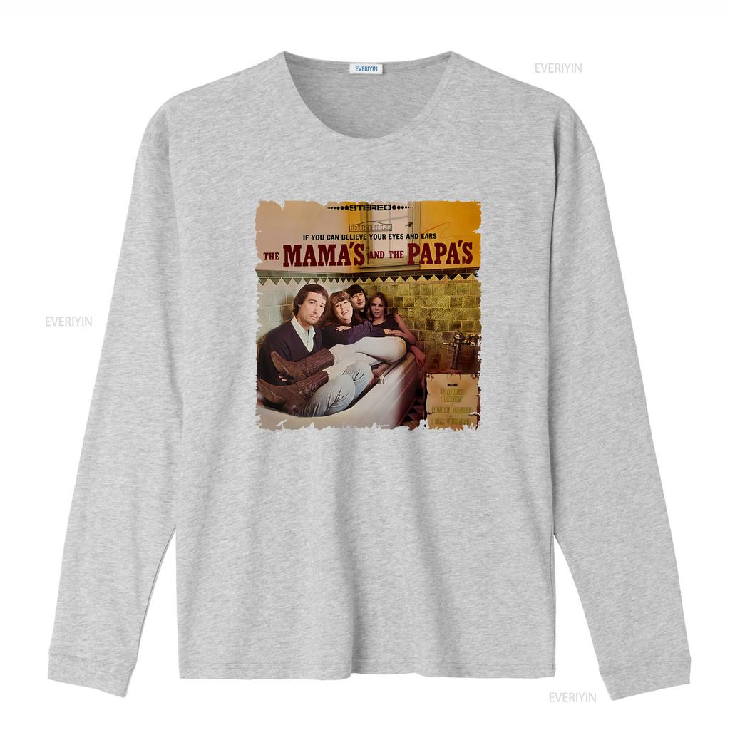 If You Can Believe Your Eyes And Ears The Mamas Papas 60s Rock Soul T Shirt Vintage Washed Comfortable Designer Clothes Casual