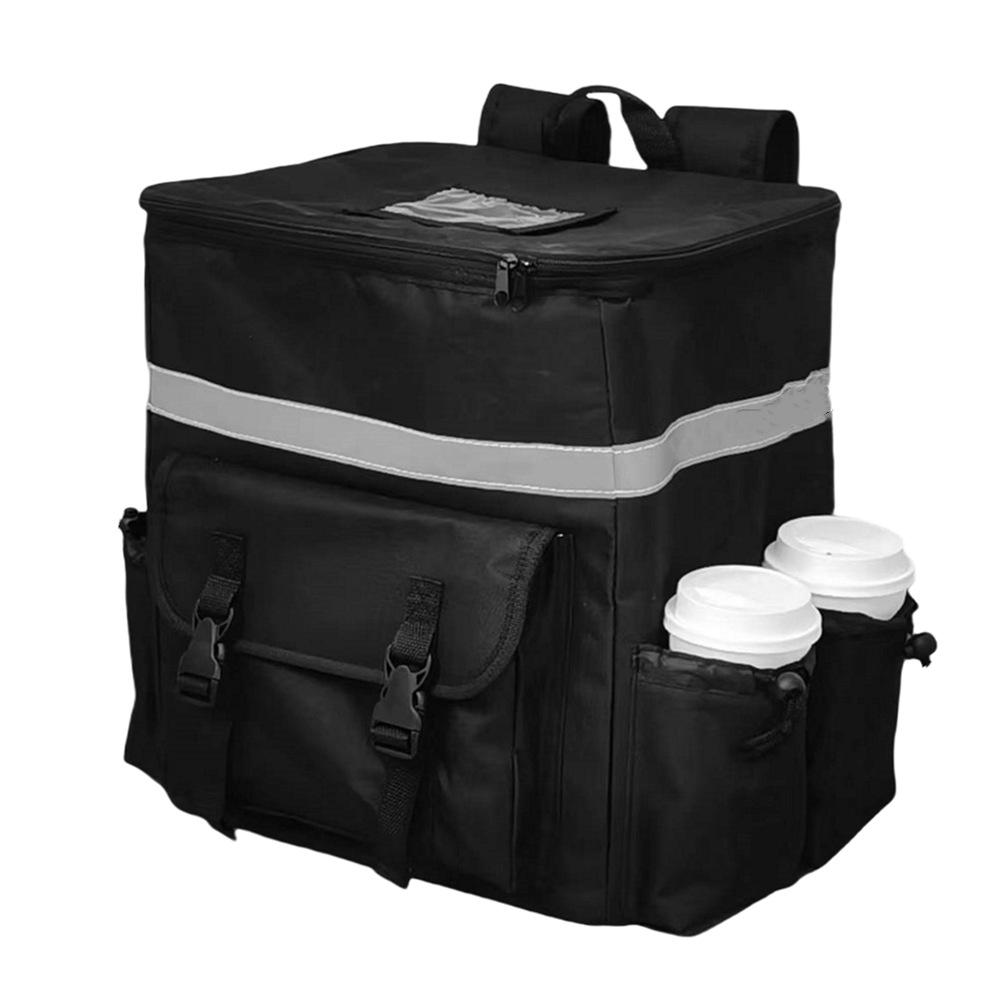 Pizza-Liefertasche mit doppelter Schulter, tragbare Lieferbox, verdickte Isoliertasche mit großer Kapazität