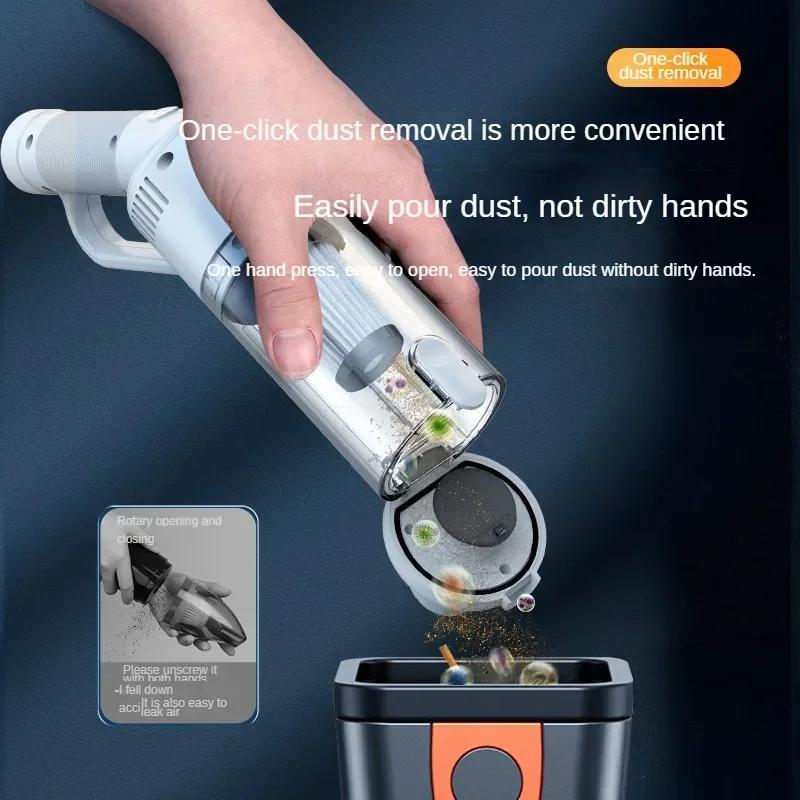 6000PA Handheld Wireless Vacuum Cleaner Electric Sweeper Powerful High-Power Cordless Mini Home Car Remove Mites Dust Cleaner