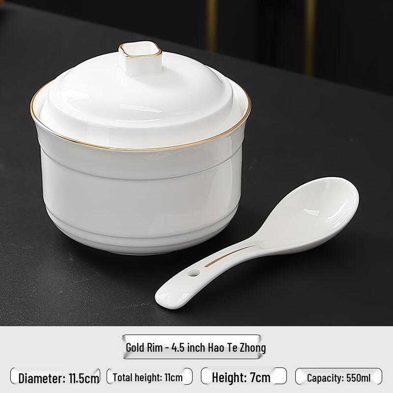 

OIMG Ceramic Double Boiler Stew Pot