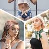 68Cm Paisley Small Cashew Flower Scarf For Women Spring And Summer Thin Satin Square Scarf Retro Versatile Headscarf Shawl
