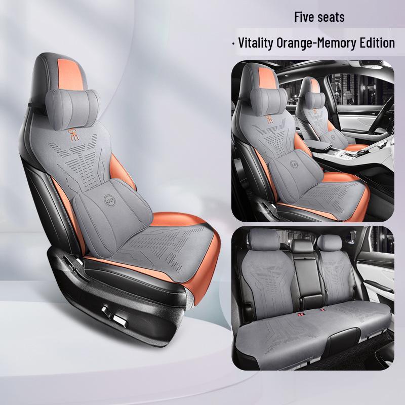 ZFL Sports Leather Seat Cushion Cover for BYD Song PLUS - All-Season Comfort