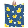 Duck Face Blankets Fleece  Warm Throw Blanket For Car Sofa Couch Bed Rug