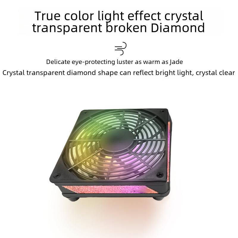 Silent USB 5V 12CM Axial Flow Cooling Fan for Radiators, Routers, Chassis, and Set-Top Boxes