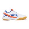 New LiNing Anti Slip Wear Resistant Mid Top Badminton Shoes Unisex Orange Colorful Blue AYTT039-3