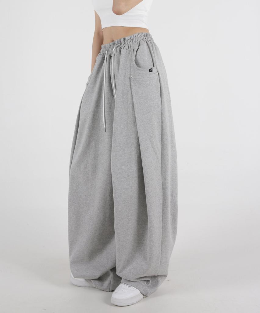 UMM Women'S Side Rivet Balloon String Pants 3 Colors