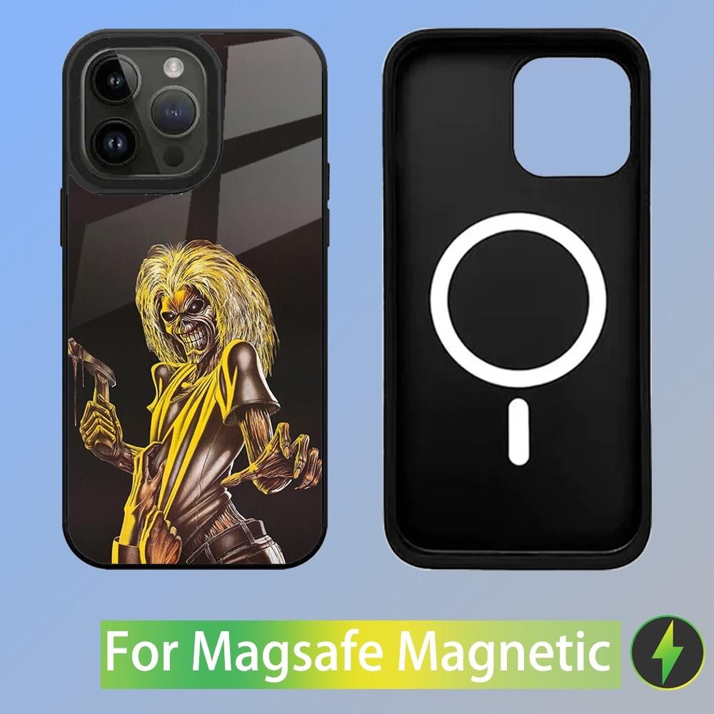 

Fear of the Dark Band Phone Case For iPhone 16,15,14,13,12,11,Plus,Pro,Max Mini I-IronS Magsafe Magnetic Wireless Charging iPhone15pro