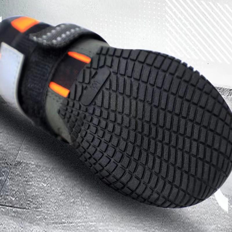 Pet Boot Dog Shoes for Large Dogs Breathable Boots Outdoor Anti-Slip Durable Pet Shoes for Hiking Rubber Sole