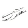 1Set Chrome Rear Tail Light Cover Trim Taillamp Lid Eyelid Eyebrow Molding Strip Silver For Honda HRV HR-V Vezel --M53K