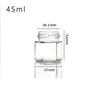 Hexagon Mini Glass Honey Jars 20 Sets Honey Bottle with Lid and Stirring Stick Blueberry Jam Container for Party Guests Gifts