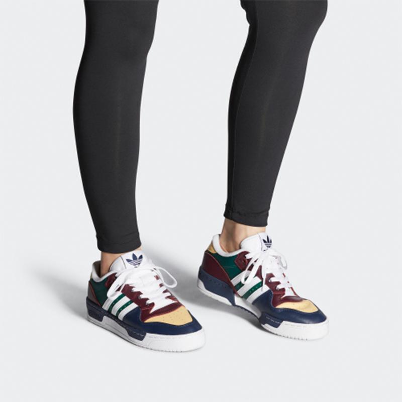 adidas Originals Rivalry Protiskluzové Nízké Skateboardové Boty Dámské Zelená Hnědá Modrá FW3113
