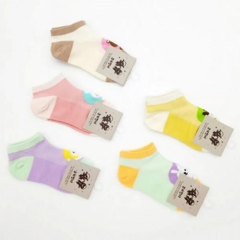 Irum Infant & Toddler Animal Print Socks (5-Pair Pack) Pack of 5 pairs/Size 4 (7-8 years old)