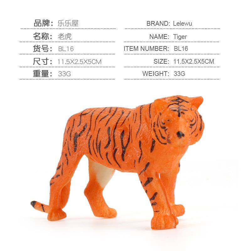 12 Stilar ihåliga Vilda Djur Simulerade Djur Skalmodell Realistisk Lejon Flodhäst Tiger Giraff Dekor Leksaker Lekset För Barn Julklapp Gåvor