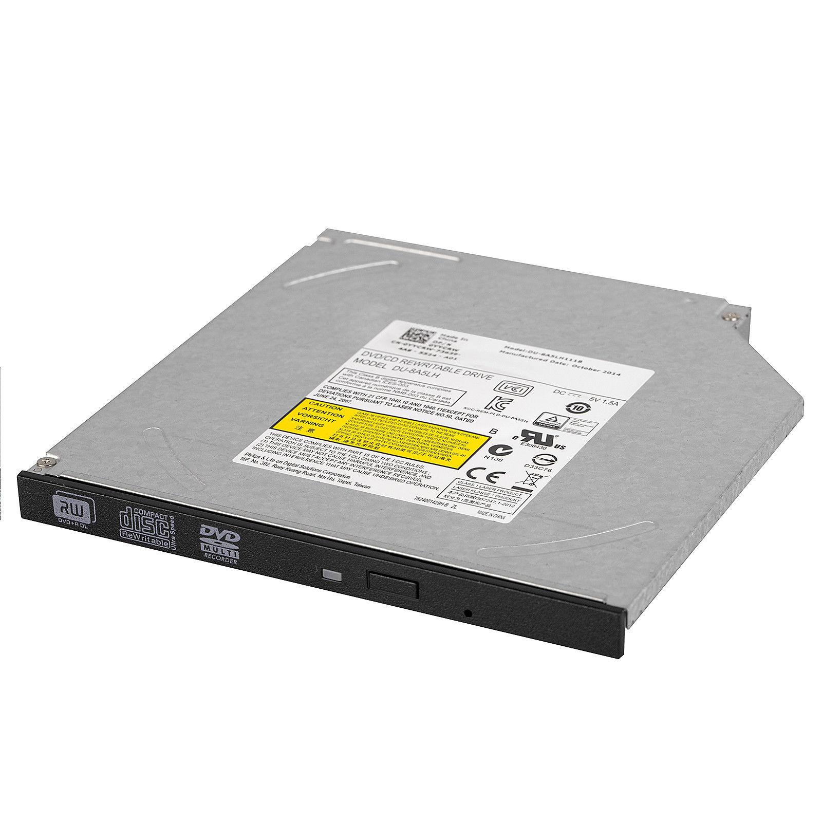 

Internal DVD CD Burner 9.5mm SATA Laptop PC Media Optical Drive Slim RW Writer