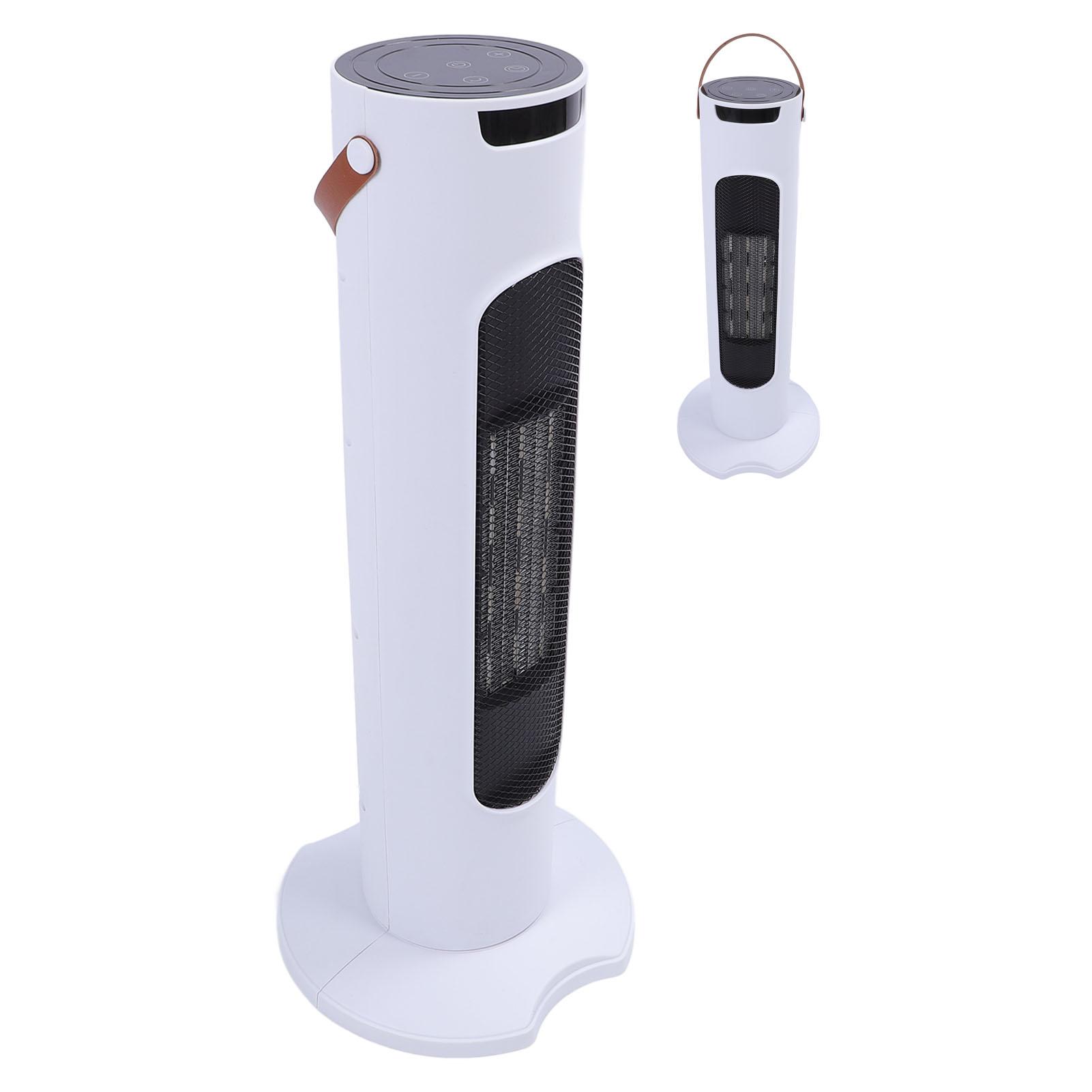 

Tower Heater Rotating Head Design Timing Function Portable Touch Control Fast Heating Electric Heater with Remote for Home Bedroom