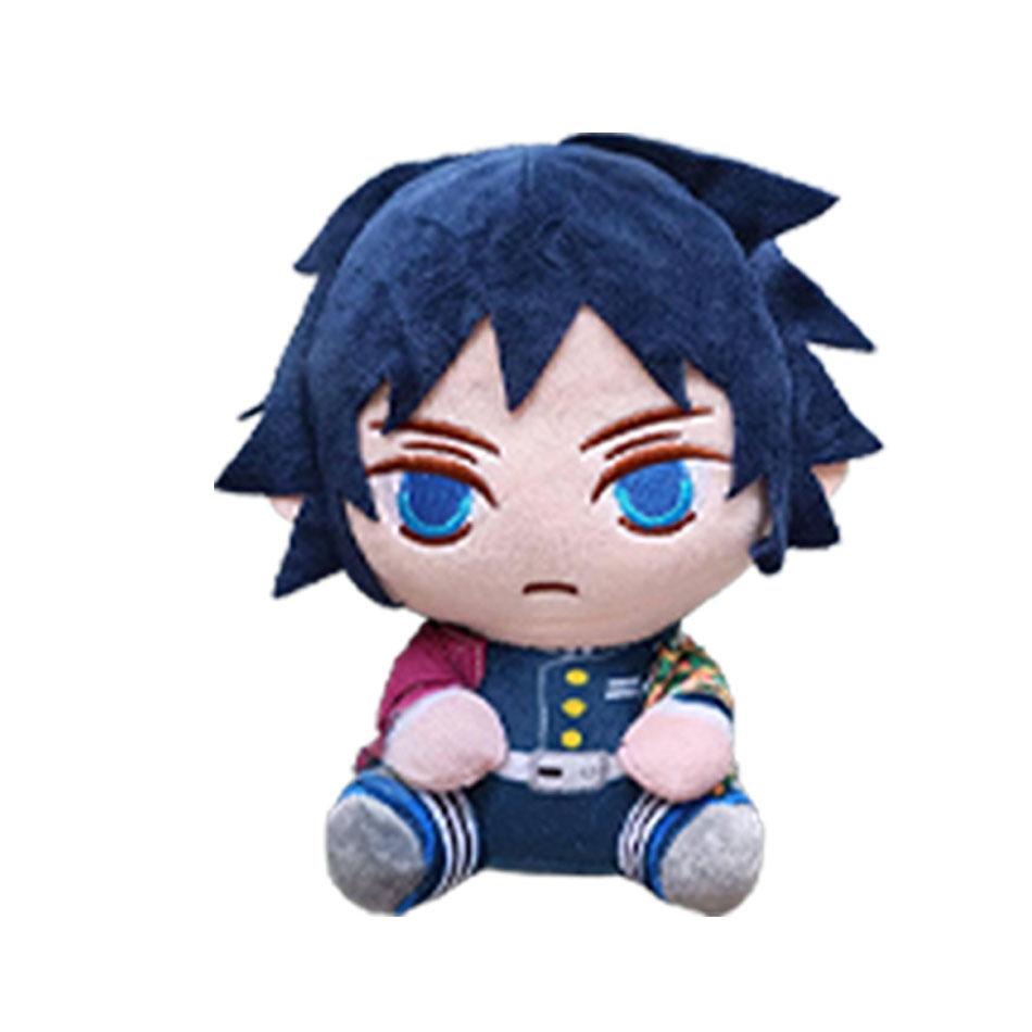 20cm Hot Japan  Plush Dolls Lovely Anime Kimetsu No Yaiba Kamado Tanjirou Nezuko Zenitsu Kyoujurou Toys Friend Gifts