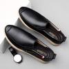 Real Leather Men Casual Shoes All-match Handmade Mens Loafers Moccasins Breathable Slip On Shoes Rubber Non-slip Driving Shoes
