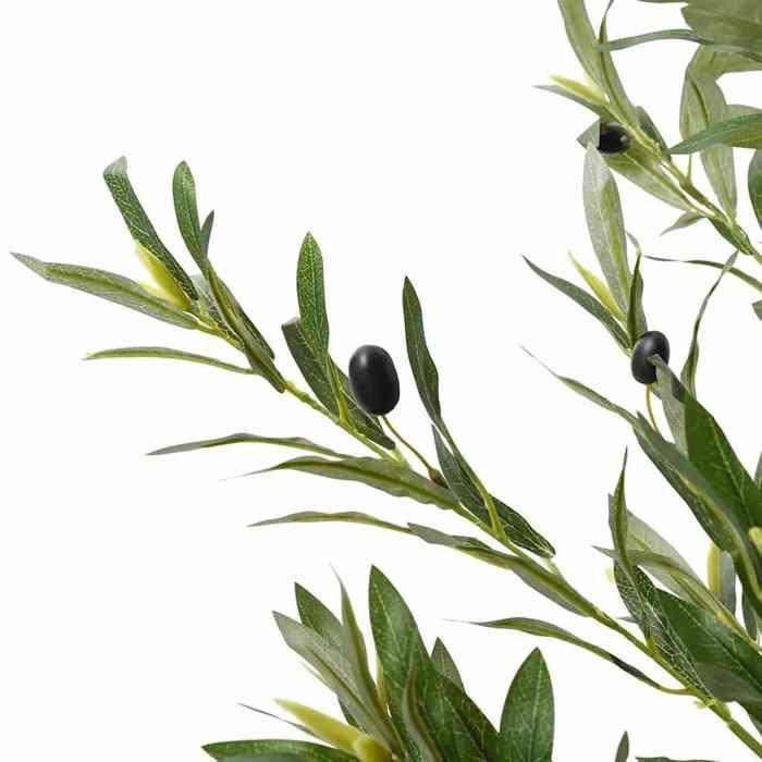 VidaXL Artificial Olive Tree 800 Leaves 200 Cm Green, Artificial Plant, Fake Plant, Fake Tree, Fake Olive Tree, Tree 4103569