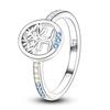 Size 6 -9 Inch Authentic 925 Silver Women Stackable Ring Girl 'S Luxury Wedding Finger Rings