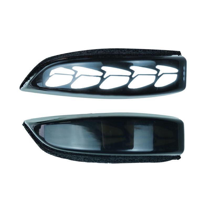 Toyota Camry/Corolla Altis Dynamic Blue Rearview Mirror Turn Signal with Smoked Daytime Running Light.