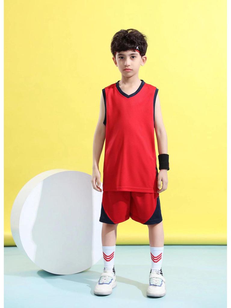 Kids' Basketball Jerseys: Sports Hall, School Training, Competition & Performance Uniforms with Custom Printing