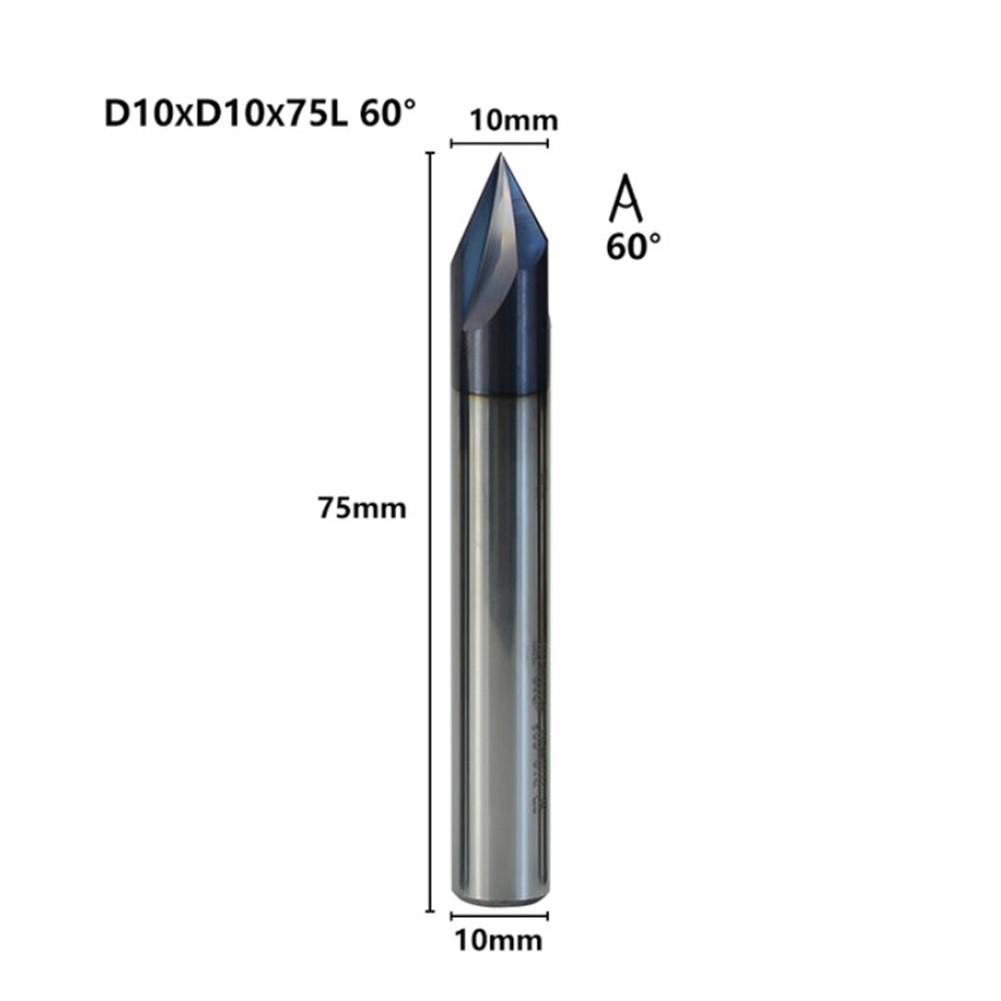 Hartmetall Anfasfräser 60 Grad Nutfräser für Hochgeschwindigkeitsbearbeitung