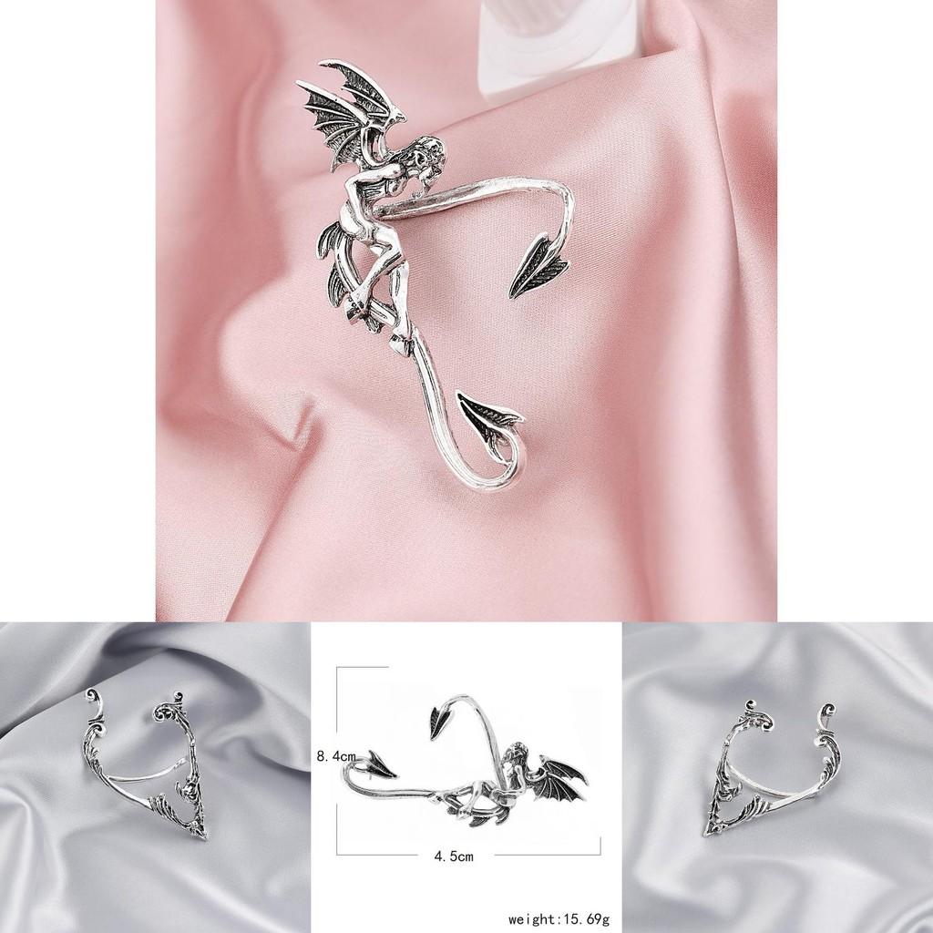 Trendy Fashionable Angel Wing Ear Cuffs Stylish European Summer Earrings For Women