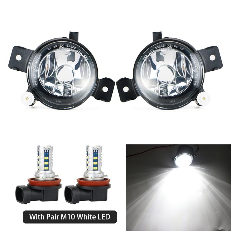 Fog Lamp Assembly For BMW X5 E70 Sport Package 2011 2012 2013 Front Bumper Anti Fog Light 63177224643 63177224644