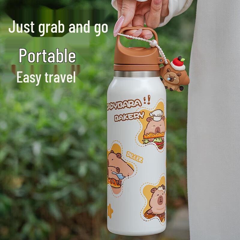 Diller D9357 600ml Portable One-Hand Open Thermos