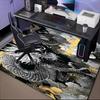1PC Custom Name Elegant Dragon Artwork Theme Floor Mat Ideal for Living Room, Game Rooms, Office, Bedroom Floor Mat Design