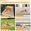 Backseat Pet Bed Mat, Dog Bed for Car Back Seat, Non-Slip Furry Dog Covers Pet Mat, Fit for Backseat Extenders and Seat Covers
