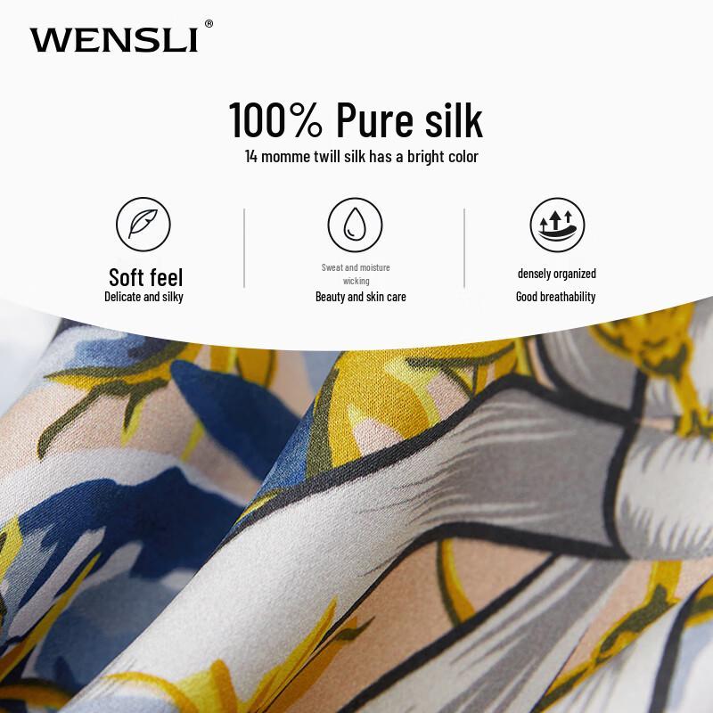 WENSLI 'Osmanthus Fragrance' Mulberry Silk Scarf & Shawl