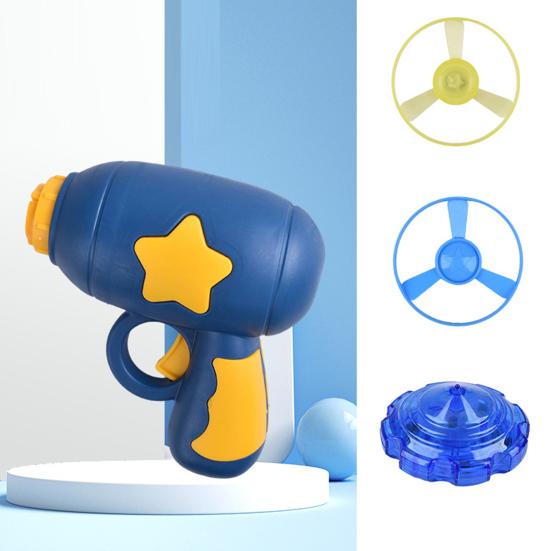 Kočičí hračka LED vystřelovač létajících talířů Hra uvnitř i venku Oslnivá noční sledovací hračka s rotujícím vrtulníkem