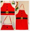 Christmas Apron Father Christmas Apron Men's and Women's Home Kitchen Cooking Baking Greaseproof Apron Christmas Decoration