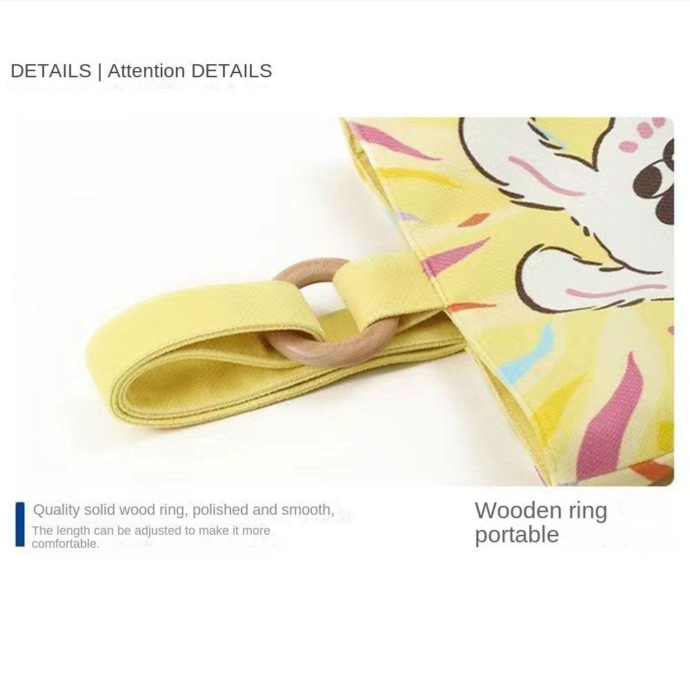 Canva Bucket Bag Cartoon Printed Tote Bag New Lunch Pouch