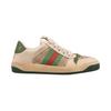 GUCCI Screener Leather Low top Kids' Skateboarding Shoes Butter Green Kids' (Unisex) Kids' Skateboarding Shoes 626620 G1760 9666