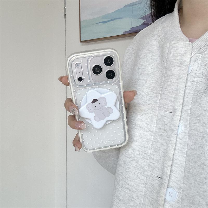 Japanese-Korean Star Cat Magnetic Holder for iPhone 17/16 Pro Max/15/14 Phone Case, New Model