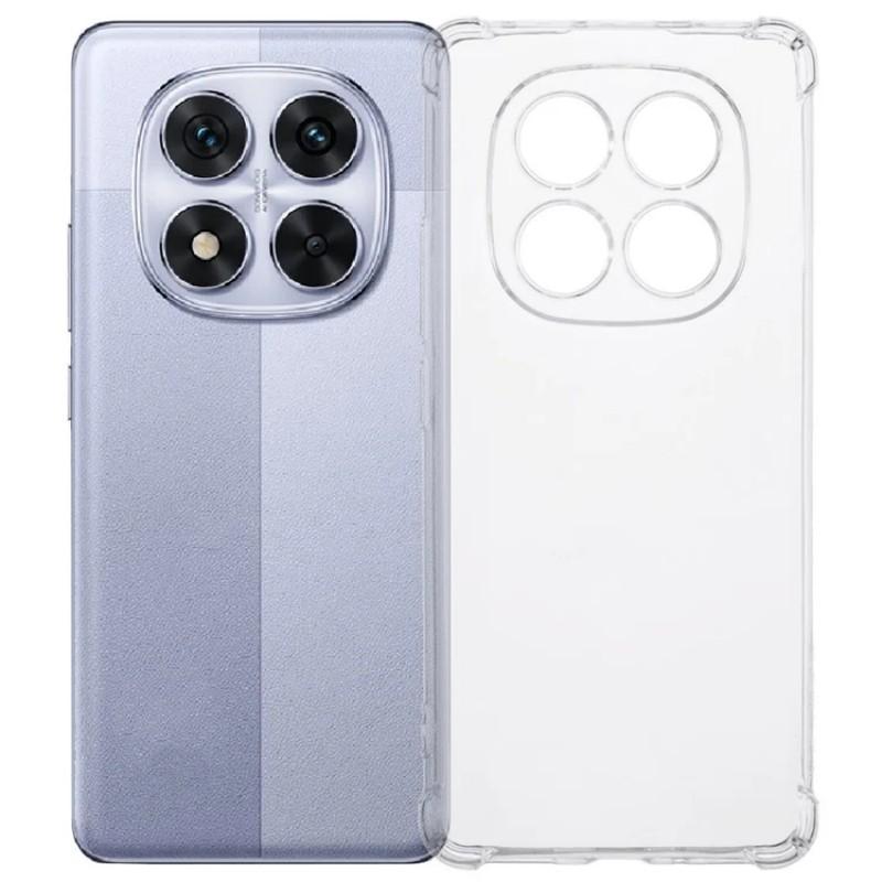 

For Xiaomi Redmi Note 14 Pro 5G TPU Case WANLONFENG WL3 Series 1.5mm Phone Cover with Tempered Glass Film Transparent