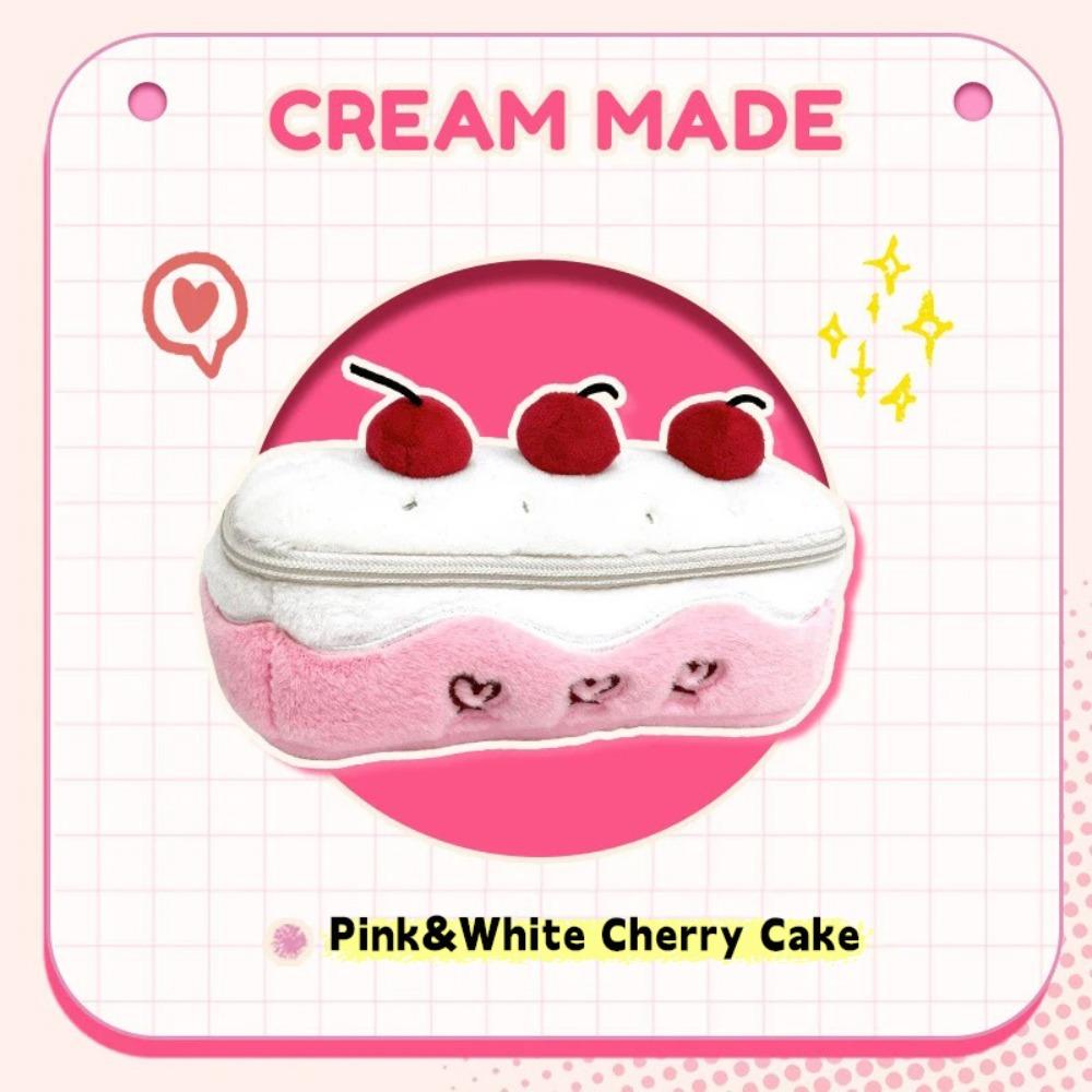 Large Capacity Pen Bag Plush Stationery Bag New Pen Box  Gift