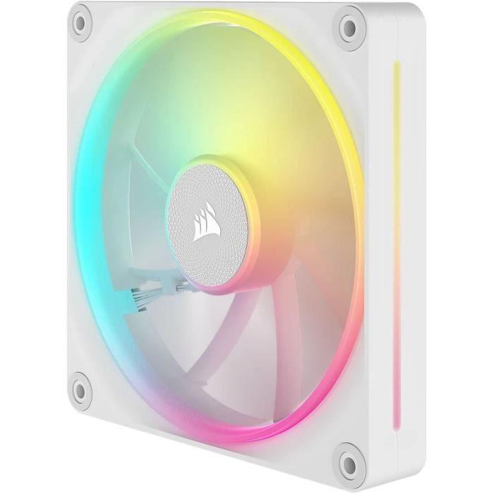 Refroidissement PC - CORSAIR - CO-9051032-WW - Kit De Démarrage Ventilateurs iCUE LINK LX140 RGB White Dual Fan